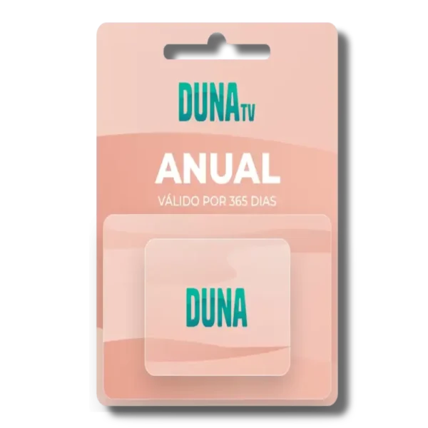 Recarga DunaTV Anual | 365 dias de Acesso